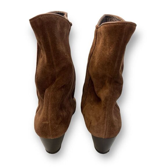 Sundance Leather Suede Appliqué Western Boots Size 39 - Picture 8 of 8